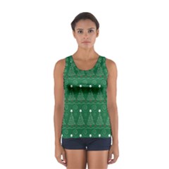 Christmas Tree Holiday Star Sport Tank Top  by Celenk