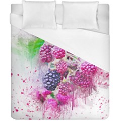 Blackberry Fruit Art Abstract Duvet Cover (california King Size) by Celenk