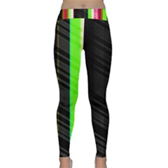 Abstract Background Pattern Textile Classic Yoga Leggings by Celenk