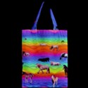 Horses in Rainbow Zipper Classic Tote Bag View2