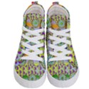 Amoeba Flowers Kid s Hi-Top Skate Sneakers View1