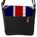 Union Jack Flag Uk Patriotic Flap Messenger Bag (S) View1