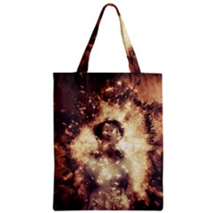 Science Fiction Teleportation Zipper Classic Tote Bag by Celenk