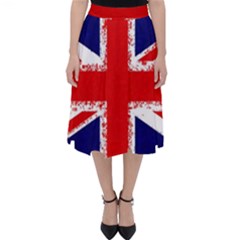 Union Jack London Flag Uk Folding Skater Skirt