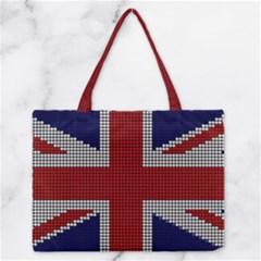 Union Jack Flag British Flag Zipper Medium Tote Bag by Celenk