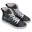 Time Machine Science Fiction Future Women s Hi-Top Skate Sneakers View3