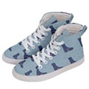 Deer Boots Teal Blue Men s Hi-Top Skate Sneakers View2