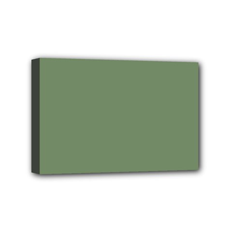 Army Green Mini Canvas 6  X 4  by snowwhitegirl