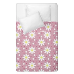 Daisy Dots Pink Duvet Cover Double Side (single Size) by snowwhitegirl