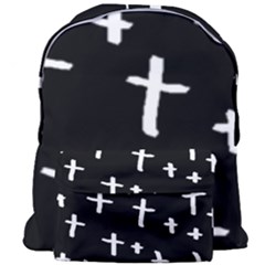 White Cross Giant Full Print Backpack by snowwhitegirl