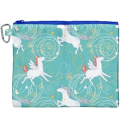 Magical Flying Unicorn Pattern Canvas Cosmetic Bag (xxxl) by Bigfootshirtshop