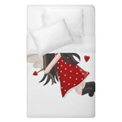 Cupid Girl Duvet Cover (single Size) by Valentinaart