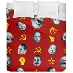 Communist Leaders Duvet Cover Double Side (california King Size) by Valentinaart