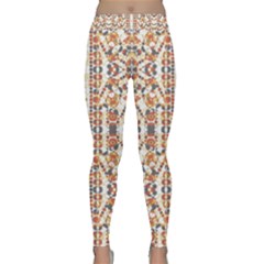 Multicolored Geometric Pattern  Classic Yoga Leggings by dflcprints