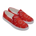 Background Valentine S Day Love Women s Canvas Slip Ons View3