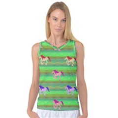 Rainbow Ponies Women s Basketball Tank Top by CosmicEsoteric