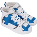 Finland Country Flag Countries Kid s Hi-Top Skate Sneakers View3