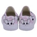 Cute mouse - Valentines day Kids  Canvas Slip Ons View4