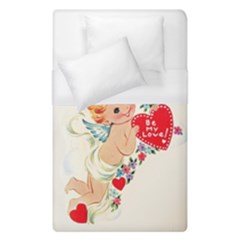 Cupid - Vintage Duvet Cover (single Size) by Valentinaart