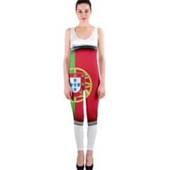 Portugal Flag Country Nation One Piece Catsuit by Nexatart