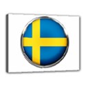 Sweden Flag Country Countries Canvas 16  x 12  View1