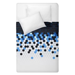 Flat Tech Camouflage Reverse Blue Duvet Cover Double Side (single Size) by jumpercat