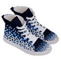 Flat Tech Camouflage Reverse Blue Men s Hi-Top Skate Sneakers View3