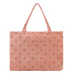 Dot Peach Medium Tote Bag by snowwhitegirl