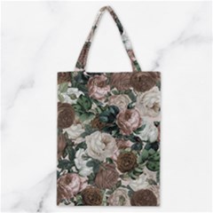 Rose Bushes Brown Classic Tote Bag by snowwhitegirl