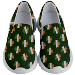 Irish Clover Kid s Lightweight Slip Ons by Valentinaart