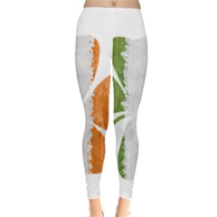 Irish Clover Leggings  by Valentinaart