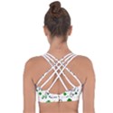 St Patricks Leprechaun Cross String Back Sports Bra View2