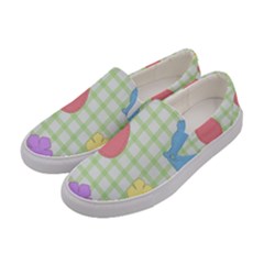 Easter Patches  Women s Canvas Slip Ons by Valentinaart