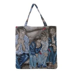 The Nobodies Grocery Tote Bag by redmaidenart