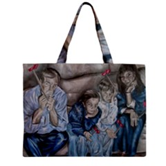 The Nobodies Zipper Mini Tote Bag by redmaidenart