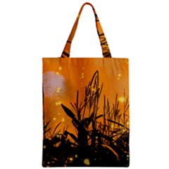 Cornfields Zipper Classic Tote Bag by greenthanet