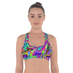 Artwork By Patrick-pattern-15 Cross Back Sports Bra by ArtworkByPatrick