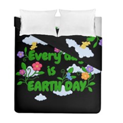 Earth Day Duvet Cover Double Side (full/ Double Size) by Valentinaart