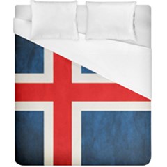 Iceland Flag Duvet Cover (california King Size) by Valentinaart