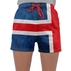 Iceland Flag Sleepwear Shorts by Valentinaart