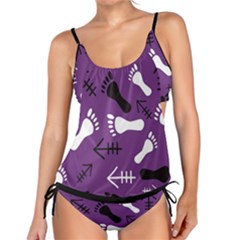 Purple Tankini Set by HASHHAB