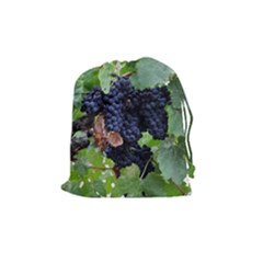 Grapes 3 Drawstring Pouches (medium)  by trendistuff