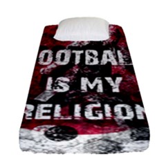 Football Is My Religion Fitted Sheet (single Size)