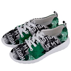 Football Is My Religion Women s Lightweight Sports Shoes by Valentinaart