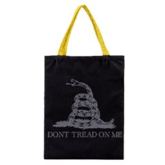 Gadsden Flag Don t Tread On Me Classic Tote Bag by snek