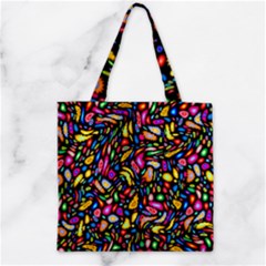 Artwork By Patrick-colorful-24 Zipper Grocery Tote Bag by ArtworkByPatrick