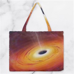 Black Hole Zipper Medium Tote Bag by Sapixe