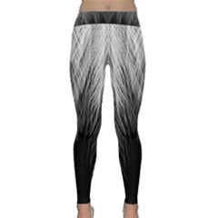 Feather Graphic Design Background Classic Yoga Leggings by Sapixe