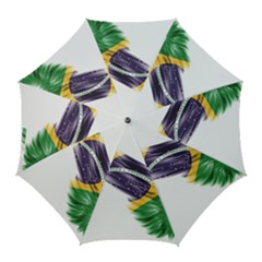 Flag Of Brazil Golf Umbrellas by Sapixe