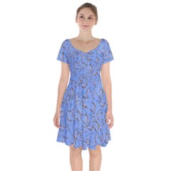 Blossom Short Sleeve Bardot Dress by Chihuahua